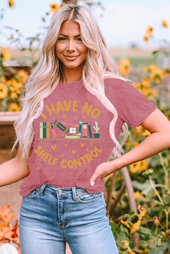 Book Lover Shirt for Women Read Books Be Kind Stay Weird T-Shirt Funny Teacher Shirt