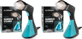 PurSteam Handheld Garment Steamer for Clothes – Powerful Wrinkle Remover with 3 Steam Settings, Large Removable Water Tank, and Fast Heat-Up – Portable Fabric Steamer for Home & Travel (Pack of 2)
