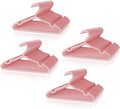 Plastic Kids Hangers - 100 Pack Non-Slip Baby Clothes Hangers for Closet, Toddler & Newborn Clothing Pants, Skirts, Coats (Pink)