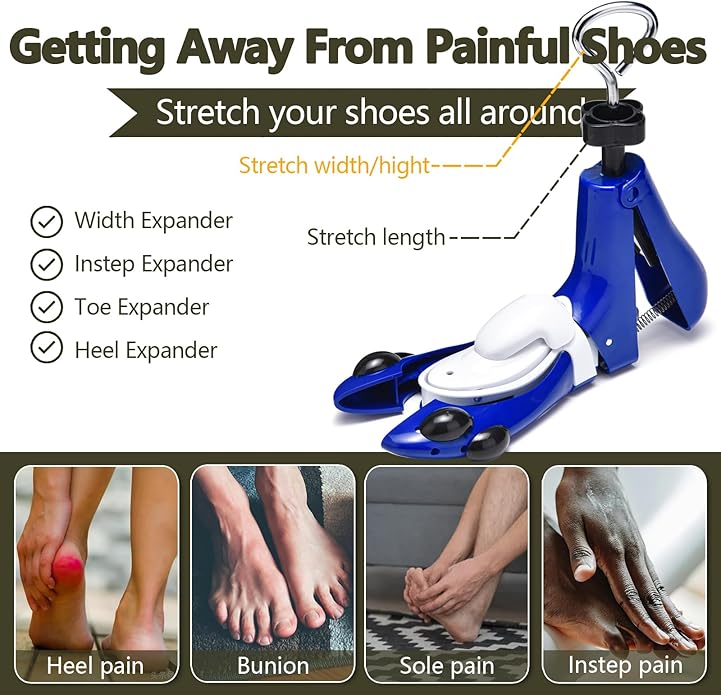 Boot Stretcher for Men Women, Boot Stretcher for Cowboy Boot Leather Shoe Stretcher Wide Feets Instep