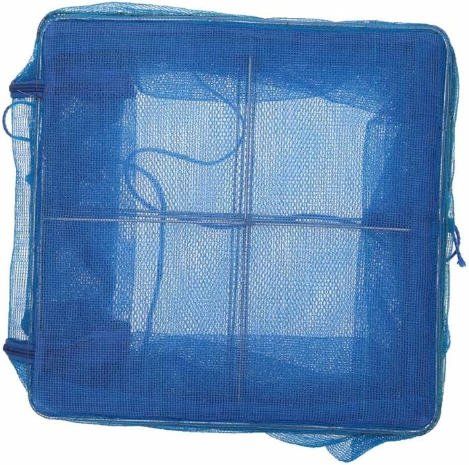 Docooler 4 Layers Meat Drying Net Drying Rack Net Folding Vegetable Fish Dishes Mesh Hanging Drying Net with Zipper Blue 40 40 65cm