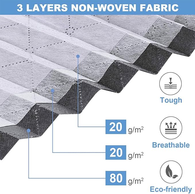 18PCS 60L/18PCS 90L Extra Large Moving Bags Comforter and Blanket Storage Bins With Lids Foldable Storage Bags