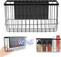 Magnetic Basket Fridge Dryer Ball Holder for Laundry Room Organization and Storage, Magnetic Basket Organizer Shelf Rack, Kitchen Moveable Storage Holder for Kitchen, Office and School