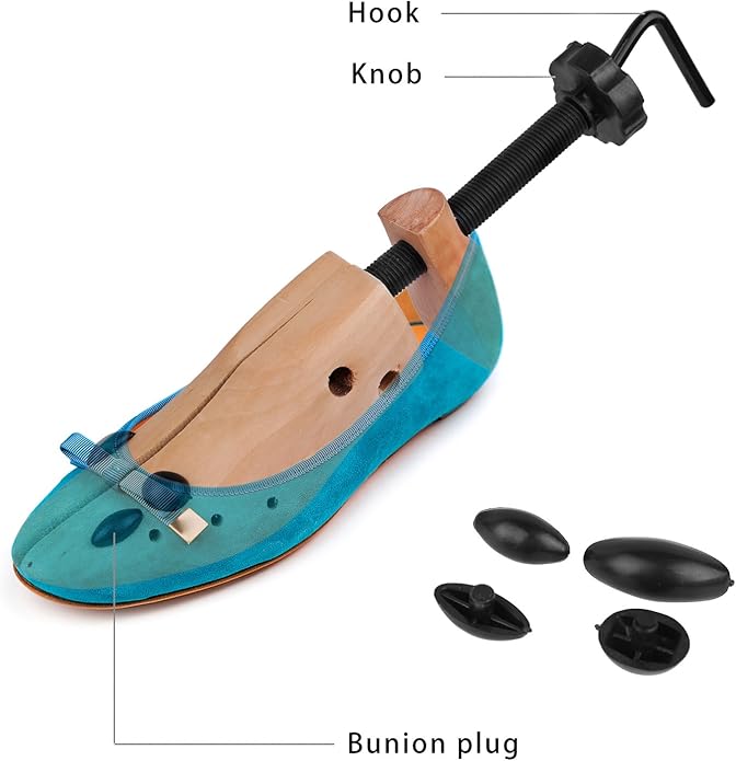 Pair of Premium Professional 4-way Shoe Trees, Shoe Stretcher for Men or Women