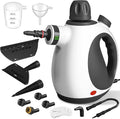 Handheld Steam Cleaner, Pressurized Multi-Purpose Natural Steamer with 12 pcs Accessories, Steamer for Cleaning Car, Bathroom, Countertop, Upholstery, Shower, Couch, Tile Grout, Window, Grease