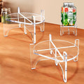 8 MM Acrylic Glass Drink Dispenser Stand, 2 Pack Water jug holder and Beverage Dispenser Stand, Drink Stand for Families, Parties and Catering Events(Fit Max 9 Inch Glass Drink)