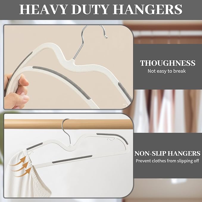 LemonRoad 36 Pcs Upgraded Plastic Short Neck Hangers, Anti-Slip Space Saving Hangers with 360 Swivel Hooks for Clothes, Smooth, Not Velvet (Gray)