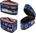 New Year Gnome Steam Iron Storage Bag for Travel or Storage Colorful Easy to Clean Clothes Iron Storage Case Universal for Most Iron