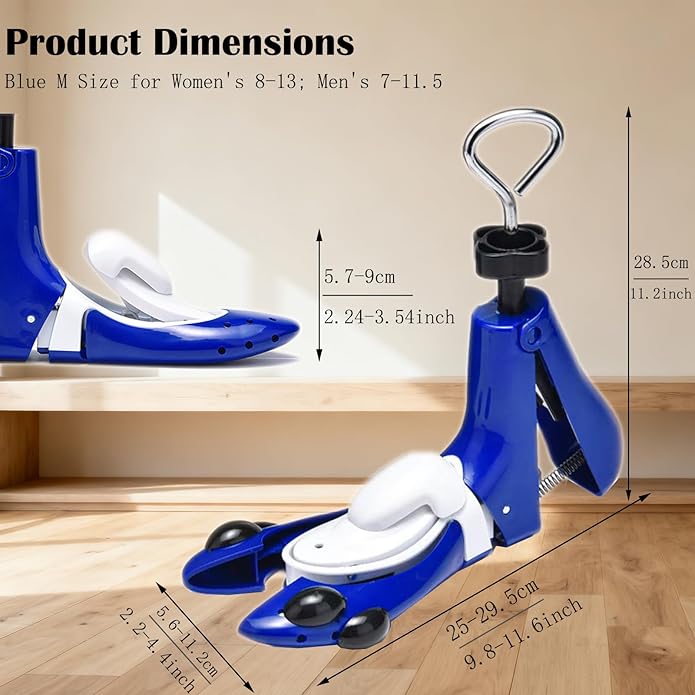Upgrade 6-Way Shoe & Boot Stretcher For Men & Women - Adjustable Width, Length & Highth, 1Pcs