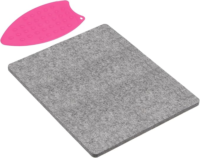 HARFINGTON Wool Pressing Mat 16" x 14" Wool Ironing Pad Sewing Notions for Crafts Quilter Quilting