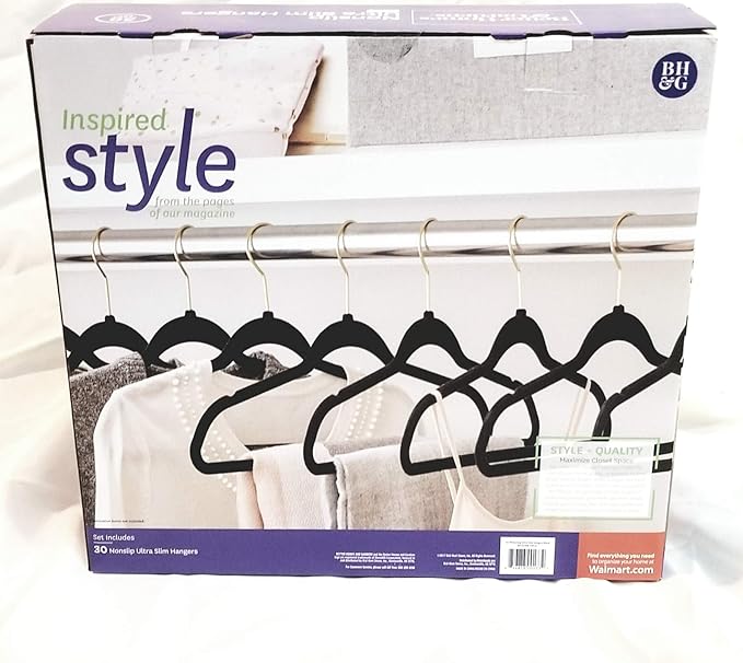 Nonslip Ultra Slim Hangers (Black)