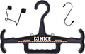 HICE Hanger with a Headrest Mount | Original Heavy Duty Standard Hanger | 200 lb Load Capacity | for Body Armor, Tactical, Police, Military Gear, Scuba (Black HICE Hanger + Headrest Mount)