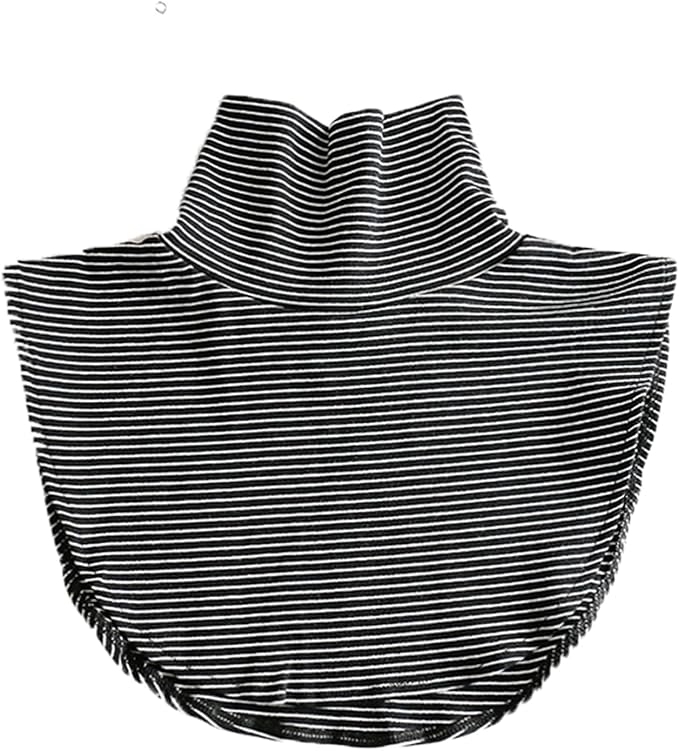 Fake Collar Detachable Turtleneck Dickey collar Half Blouse Pullover False Collars for Women Men in Sweater
