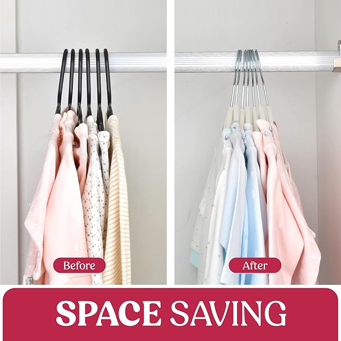 LDC White Velvet Hangers 100 Pack - Premium Non-Slip Clothes Coat Pants Felt Hanger for Closet - Heavy Duty Space Saving 360° Swivel Hook Hangars – White