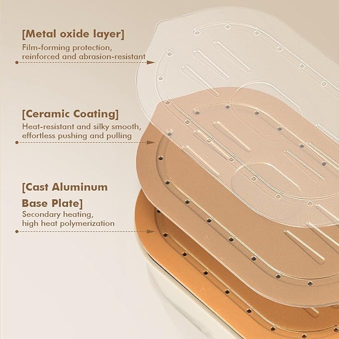 Mini Steamer Travel Iron, Portable Handheld Ironing Machine Clothing Steamers Small Size Folded Hand Held Steam Iron for Shirt Dorm Travel Steamers (Beige)