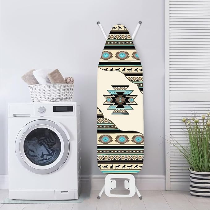 Aztec Ironing Board Cover,Western Ironing Board Cover,Ironing Board Covers,Tribal Ironing Board Cover,Aztec Lozenge Pattern XX-Large