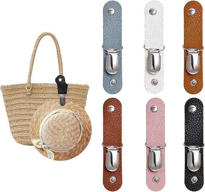 Hat Clips for Travel on Bag, Portable Hat Holder Travel Essentials Cruise Essentials, Beach Vacation Accessory