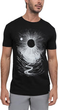 INTO THE AM Graphic Tees for Men S - 4XL Premium Short Sleeve Colorful T-Shirts Trippy Space Designs
