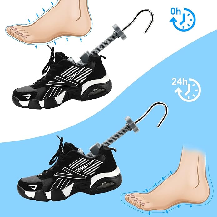 JJDPARTS Shoe Stretcher, Pair 4-Way Shoe Expander Widener Shoe Tree Extender for Women Men