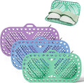 Bra Washing Bag for Laundry, Silicone Lingerie for Washing Delicates, Laundry Bag Washing Machine & Dryer Washing Bags, Maternity, Sports Bras, Sexy Bras (Purple&Blue&Green)
