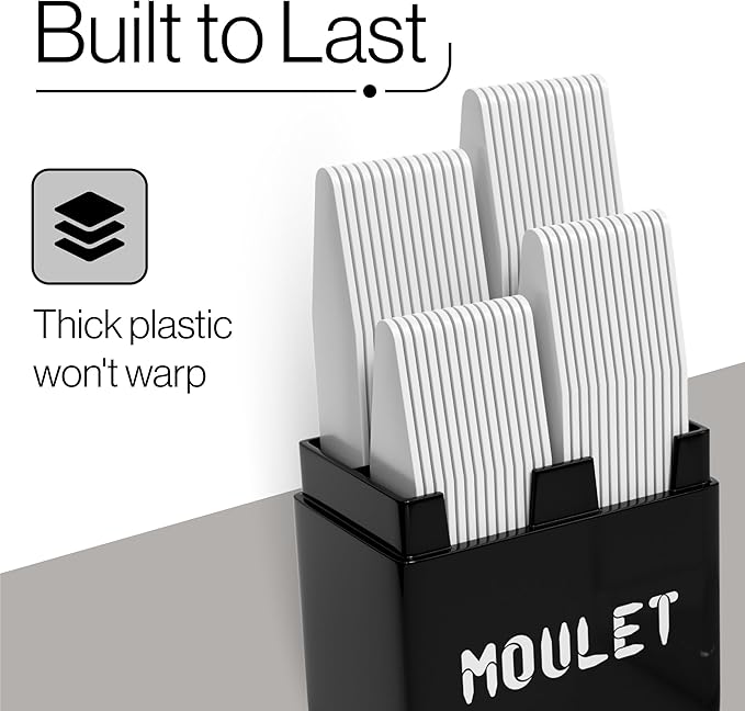 Collar Stays - 56-Piece Set in 4 Sizes with Precision Case – Gift for Sharp-Dressed Men