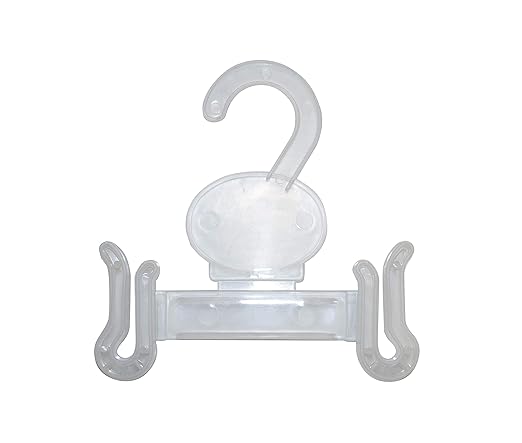 NAHANCO JLP156 Plastic Sandal, Flip Flop Hanger, Clear (Pack of 500)