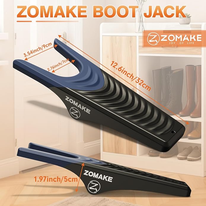 ZOMAKE Boot Jack, Cowboy Boot Remover Take Off Helper, Portable Bootjack Puller for Men Women