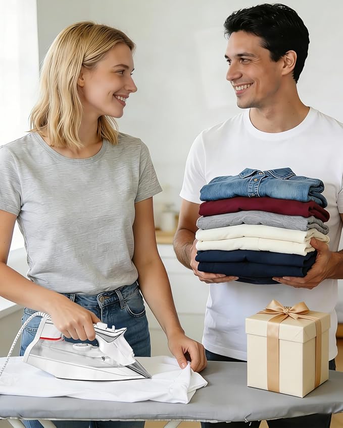 Martisan Steam Iron for clothes, 1800W, Nano Ceramic Soleplate, Dynamic Steam Burst, Precise Thermostat for All Fabrics, Auto-off, Fast Heating, Self-Clean, 4-in-1 Iron, Anti-Drip, Anti-Calc, White