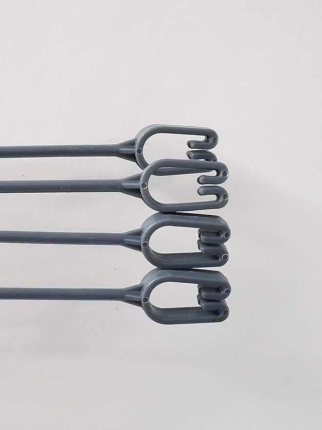 Replacement 4 Strand Plastic Hangers for 12" Hanging Baskets - Set of 5 (Slate Blue)