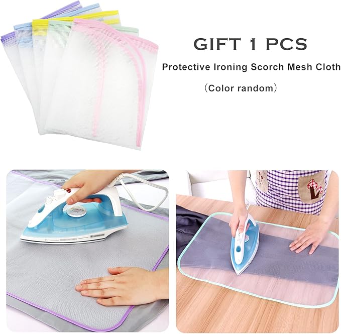 Ironing Mat,Extra Large Thickened (47.25 x 21.55 inch) Ironing Blanket Portable Ironing Pad, Double-Side Using Isolate Heat Pad Table Top Countertop,Great Replacement for Ironing Board