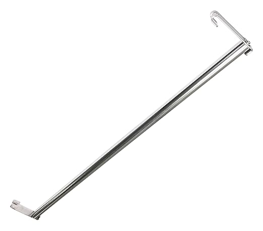Nexel Coat Rack Rod Kit, 60"W, Chrome Finish