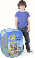 Nickelodeon Paw Patrol Pop Up Laundry Hamper with Durable Carry Handles,Kids Clothes Storage Organizer, 21" H x 13.5" W x 13.5" L