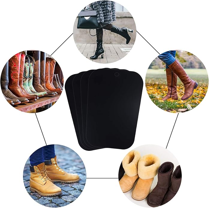 Ruisita 20 Pack (10 Pairs) Boot Shaper Form Inserts Boots Tall Support for Women or Men