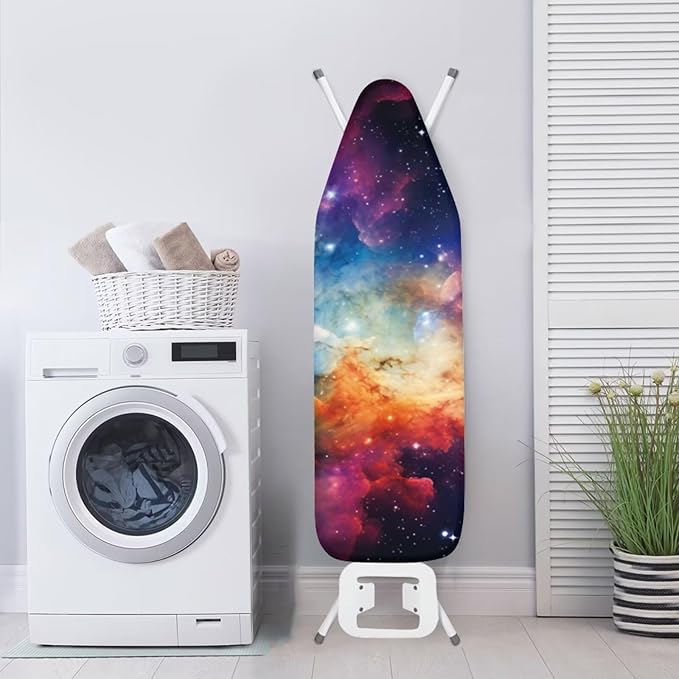 Ironing Board Cover Standard Size Home Decor Ironing Board Cover Extra Wide Ironing Cover for Table 54x15 inches-Galaxy