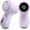 Pro Fabric Saver - Smart 3-Speed Electric Lint Remover with HD Display & 1200mAh Fast Charge | 300% Fabric Protection,25+ Garment Capacity,USB-C Reusable Shaver for Sweaters/Coats(Purple)