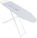 42 inch Wide Ironing Board,with Folding Legs,Height Adjustable Smooth Edge Good Load-Bearing Non-Slip Wear Resistant Ironing Clothes Suitable for Home,Household, Office, Bathroom, Dorm, etc