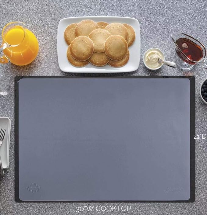 20"x28", Supmat XXL, Super Versatile Extra Large and Thick Heat Resistant Silicone Mat, Counter Mat, (Dark Gray)