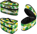 Shamrock Coin Iron Portable Storage Bag for Travel Fade Resistant Protective Carrying Compatible with Full-size Irons with Handle Zippered Bag,Case Only