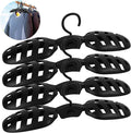 Maitys 4 Pcs Foldable Wetsuit Hanger Fast Dry Surfing Suit Hangers Folding Vented Hanger for Men Women Suit Diving Accessories