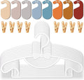 20 Pack Baby Clothes Hangers with 8Pcs Baby Closet Dividers and 8Pcs Clips, Non-Slip Toddler Clothing Hanger with Dividers for Sorting, Nursery Closet Organizer for Newborn Kids Boys Girls (Boho)