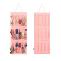 Hanging Claw Clips Holder for Women, Claw Hair Clips Storage Organizer for Lady, Hair Banana Barrettes and Butterfly Jaw Clip Display Stand Holder. (Pink)