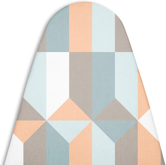 Encasa XO Ironing Board Cover and Pad - Thick 4mm Felt, Heat & Scorch-Resistant, Fits Medium Boards 42"x14", Elastic Bungee Cord Tightening, Easy Fit, Stain-Safe Dye, Blocks