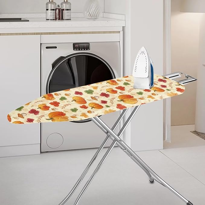 SEANATIVE Pumpkins Ironing Board Cover and Pad 54x15 Iron Board Replacement Cover Non-Slip Stretchy Cover Home Decorations