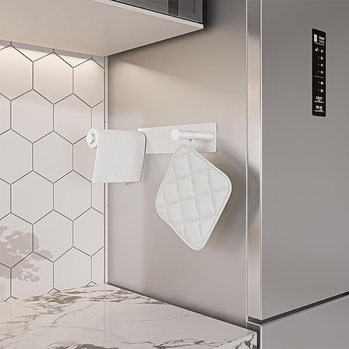 Hanger Organizer Stacker, Magnetic Hanger Holder, Retractable Hanger Storage Rack for Laundry Room Organization, Washing Machine and Dryer, Holds 50 Velvet/Wire/Plastic Hangers (White)