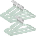 Clothes Hangers, Non-slip, Multi-functional Storage, PVC Special Rubber Finish, 50 Piece Set, Hanger, Laundry Hanger, Heavy Duty Hanger, Anti-Slip, Clothes Deformation, Load Capacity, Lightweight,