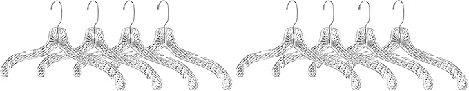 Whitmor Crystal Dress/Blouse Hangers S/4 (Pack of 2)