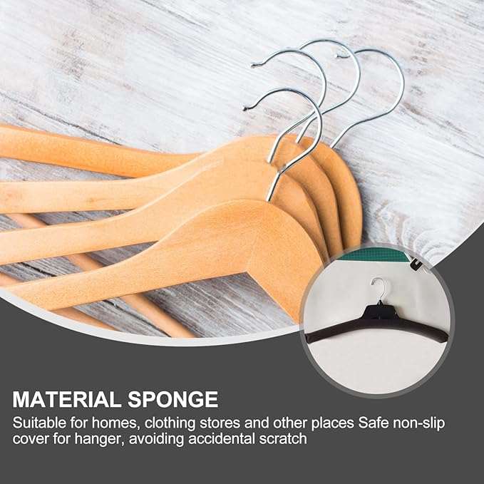 Clothes Hanger 40 pcs Hanger Sponge garment protector Pad Anti-skid