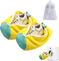 Shoe Washing Machine Bag, Laundry Shoe Bag for Washer and Dryer, Reusable Shoe Cleaning Bag for Sneakers, Tennis Shoes, With Self-locking Zipper, Microfiber Inside, Include Shoes Storage Bag