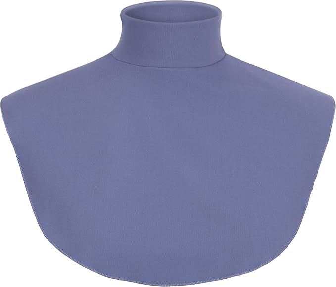 Turtleneck Dickey Extra Large Fake Collar Detachable Dickey Collar Half Mock Turtleneck for Men Women