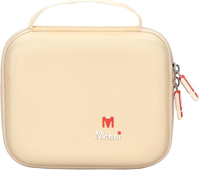 Mchoi Hard Storage Case Fits for Tenhitoys Travel Steamer Iron Electric Steam Ironing Machine for Clothes (Beige)